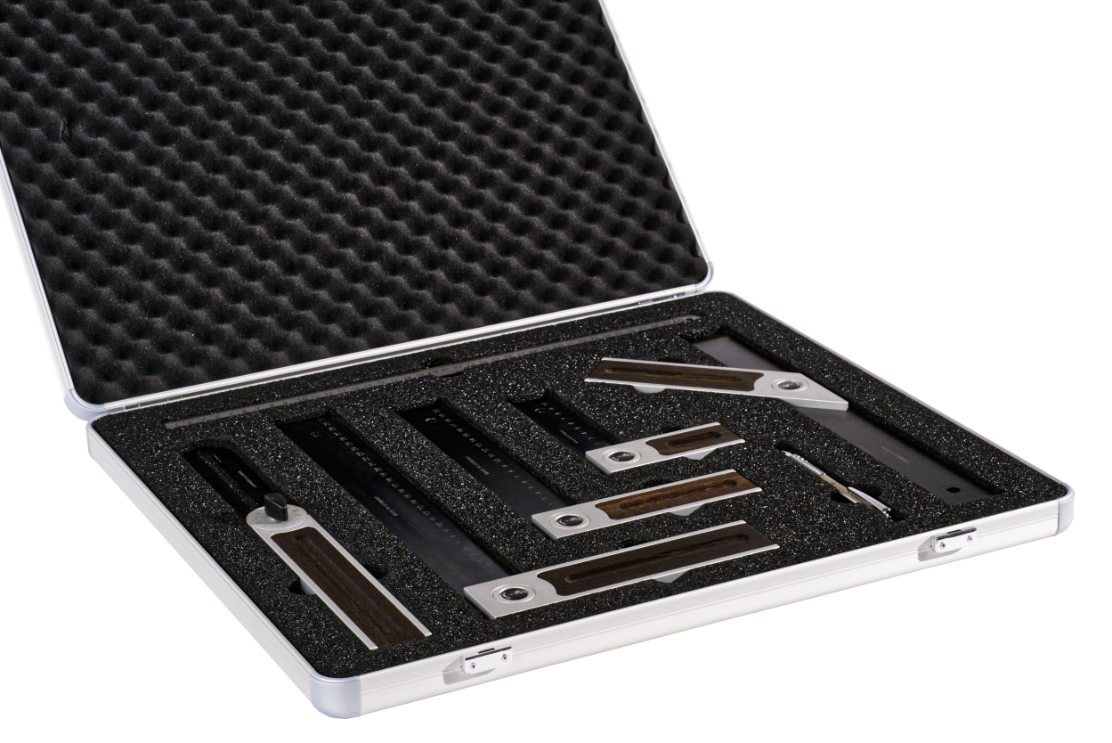 Ulmia Sonderedition Alu-Line Präzisions-Winkelset im Koffer