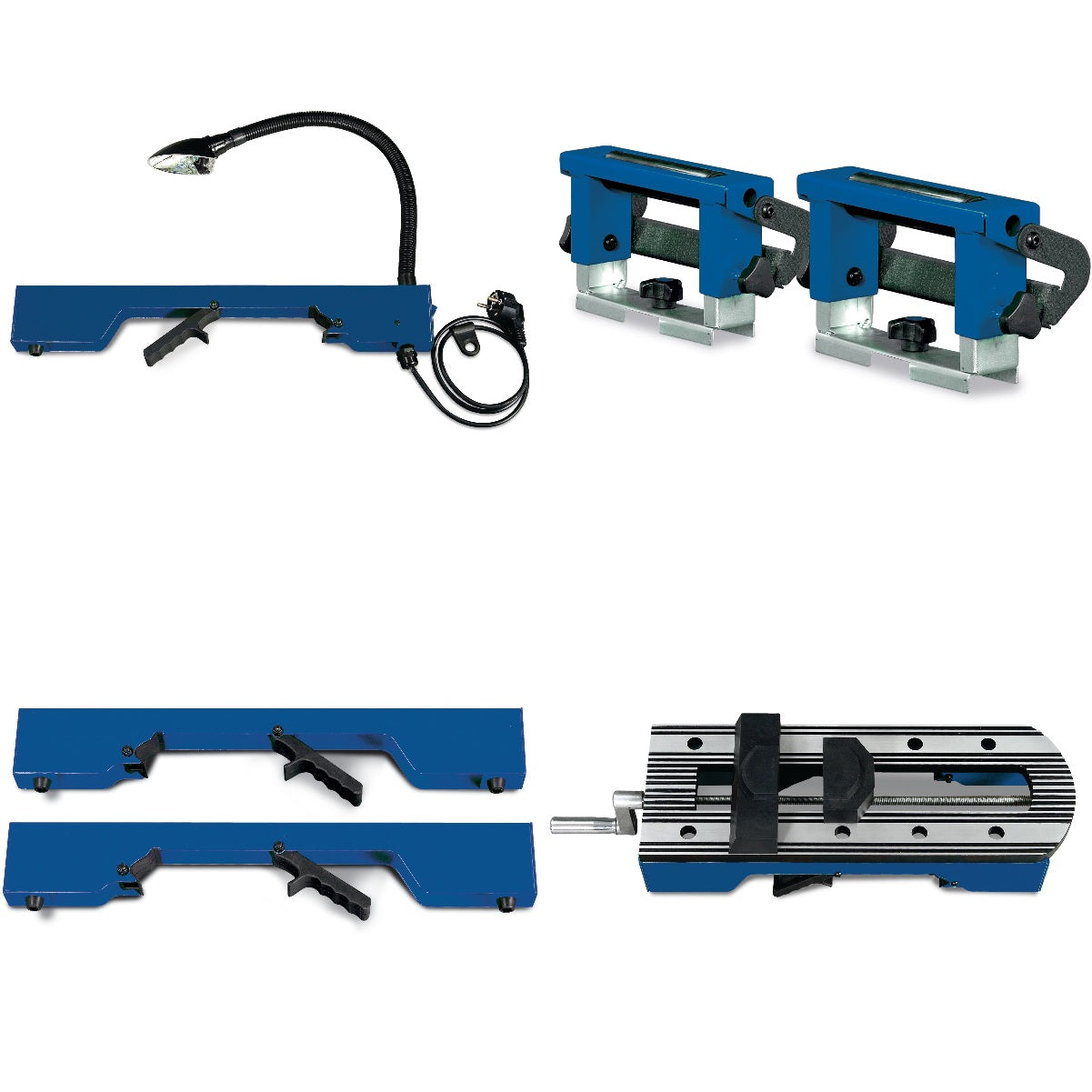 Holzkraft Universal-Werktisch für Kapp- und Gehrungssägen mit Rollenbahn und Schnellklemmsystem