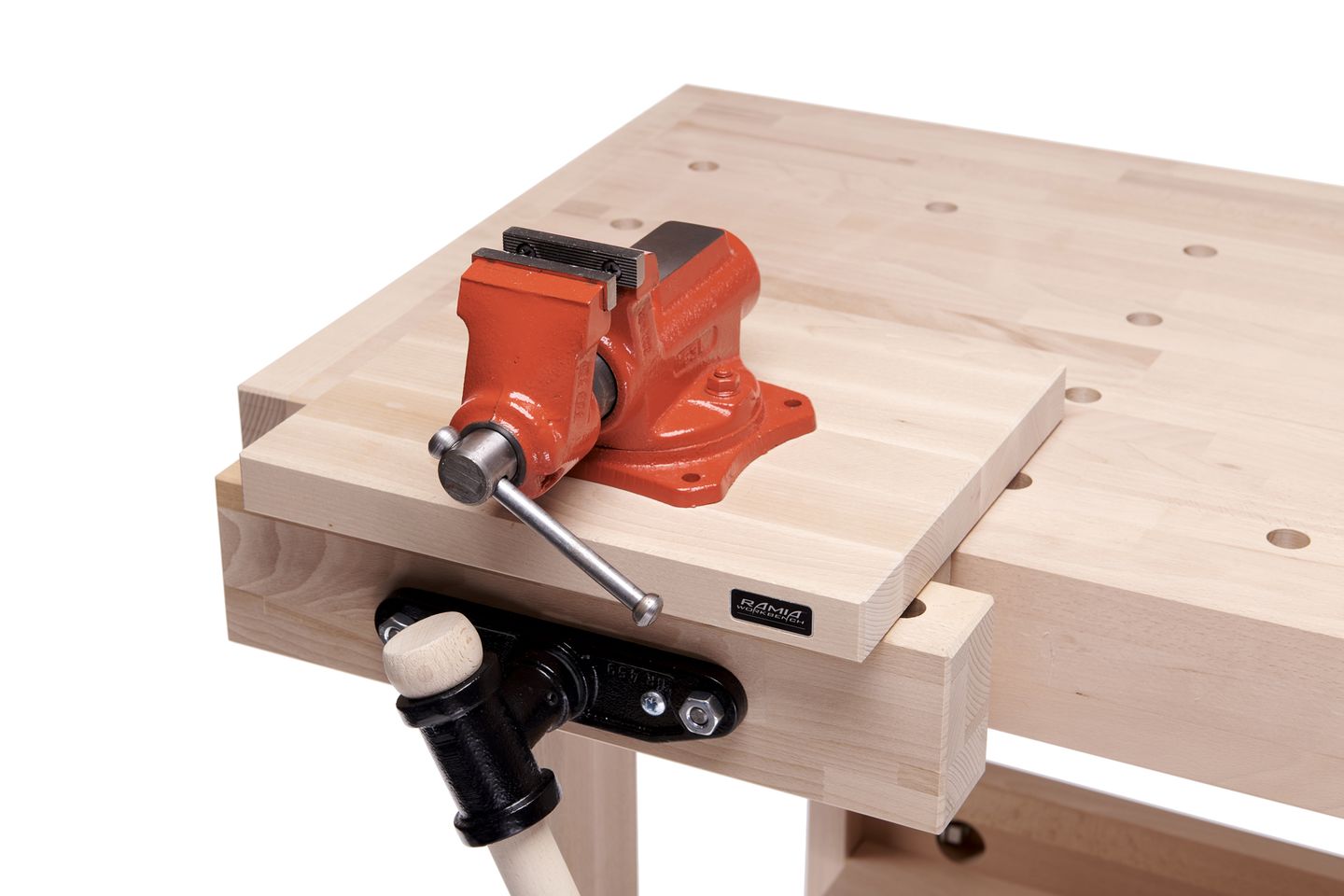 York Werkstattschraubstock, drehbar mit 63 mm Backenbreite