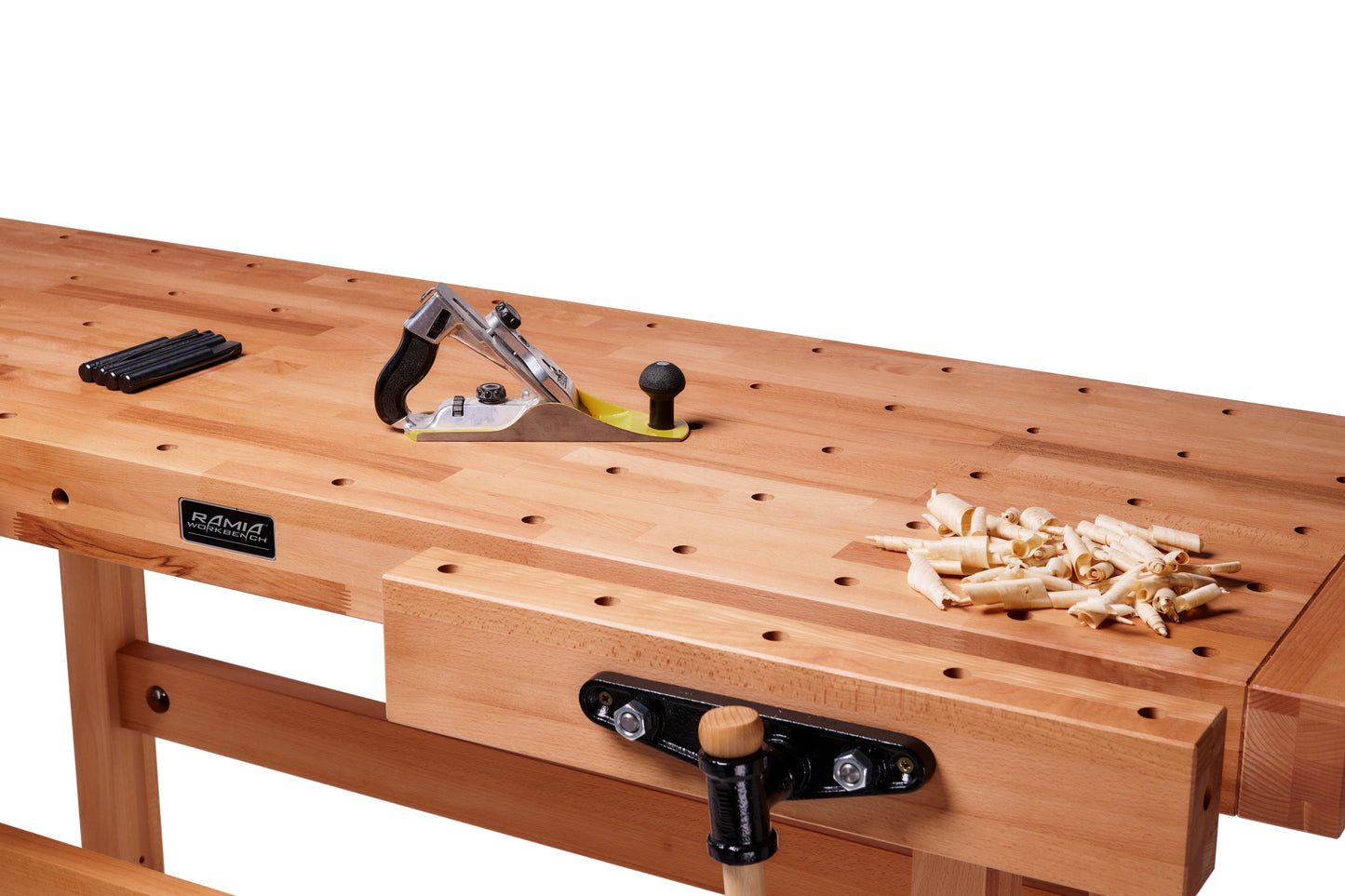 Ramia Hobelbank Premium Multibench 2000 aus massiver Buche