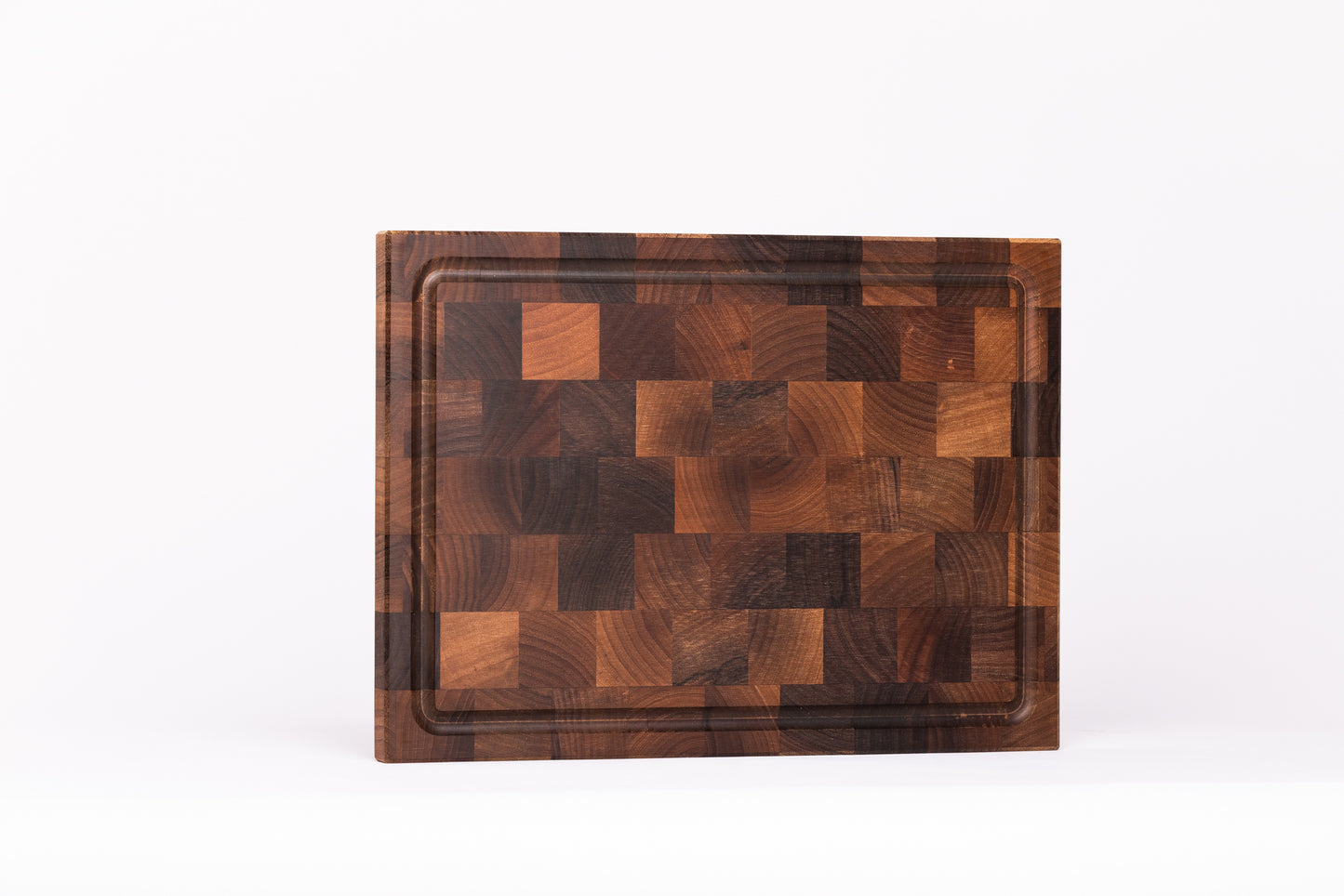 Hirnholz-Schneidbrett aus Nussbaumholz 380x280x25 mm (Kopie)